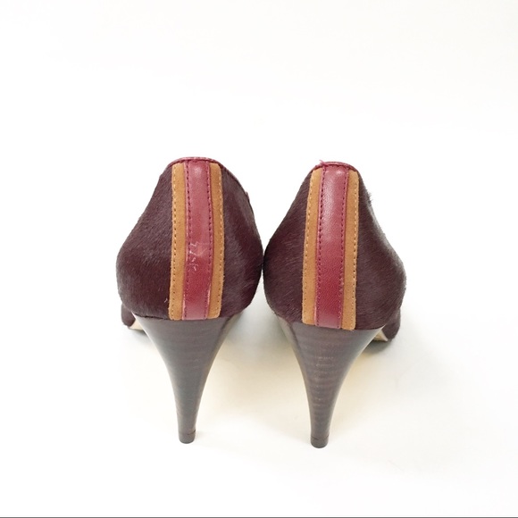 Nanette Lepore ‘Play Me’ Pump Wine Calf Hair 7.5 - Picture 11 of 16